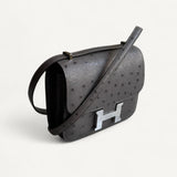 Bolsa Hermès Constance 18 Ostrich Etain com Ferragens Palladium