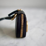 Porta Airpods Valentino Couro Preto