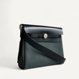 Bolsa Hermès Mini Herbag Vert com Ferragens Palladium