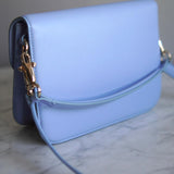 Bolsa Valentino Vsling Calfskin Light Blue Small
