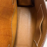 Bolsa Hermès Kelly Messenger PM Barenia com Ferragens Palladium