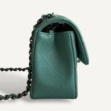 Bolsa Chanel Double Flap Light Green