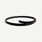 Cinto Louis Vuitton Preto com Aplicações