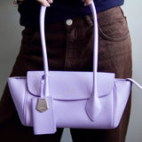 Bolsa Ferragamo East-West Lilás