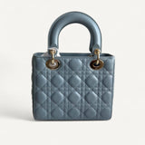Bolsa Dior Lady Dior Small Cannage Azul-Denim
