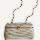 Bolsa Loro Piana Extra Pocket L19 Natural Beige Com Ferragens Douradas