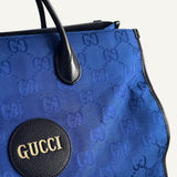 Bolsa Gucci Tote Off The Grid Azul com Monogram