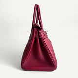 Bolsa Hermès Birkin 30 Togo Rouge Grenat com Ferragens Palladium