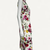 Vestido Dolce & Gabbana Brocado com estampa floral