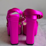 Sandália Jimmy Choo Gaia Fuchsia