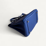 Bolsa Hermès Birkin 25 Togo Bleu France com Ferragens Palladium
