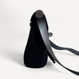 Bolsa Hermès Mini Herbag Noir com Ferragens Palladium