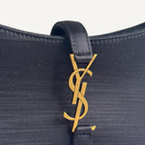 Bolsa Saint Laurent Le 5 à 7 Mini Preta com Ferragens Douradas