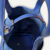 Bolsa Hermès Picotin 18 Cargo Bleu com Ferragens Palladium