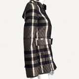 Jaqueta Burberry Metalassê Cinza com Estampa Xadrez