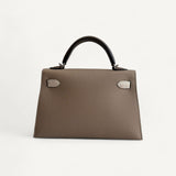Bolsa Hermès Mini Kelly Epsom Tricolor com Ferragens Palladium
