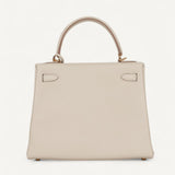 Bolsa Hermès Kelly 25 Togo Craie com Ferragens Gold