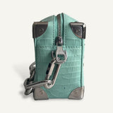 Bolsa Louis Vuitton Mini Soft Trunk em Croco Verde