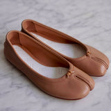 Sapatilhas Tabi Maison Margiela Couro Beige