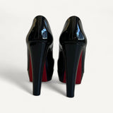 Sapato Christian Louboutin Victoria 160 Preto Envernizado