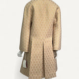 Casaco Valentino Metallic V-Logo Dourado