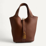 Bolsa Hermès Picotin 18 Gold com Ferragens Gold