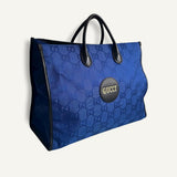 Bolsa Gucci Tote Off The Grid Azul com Monogram
