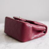 Bolsa Chanel Mini Square Flap Vinho