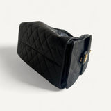 Bolsa Chanel 25 Small Preto com Ferragens Douradas