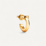 Brincos Tiffany de Argola T1 em Ouro Amarelo 18K