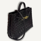 Bolsa Bottega Veneta Andiamo Pequena Fondant