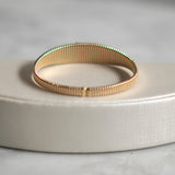 Bracelete em Ouro Amarelo 18K com Pavê de Diamantes