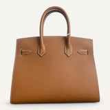 Bolsa Hermès Birkin 30 Epsom Sellier Gold com Ferragens Palladium