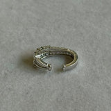 Piercing em Ouro Branco 18K com Diamantes Degradê