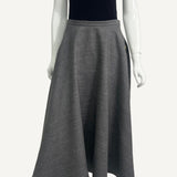 Saia Valentino V-Logo Maxi Skirt Cinza