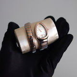 Relógio Bvlgari Serpenti Tubogas Ouro Rosa 18K Cravejado
