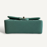 Bolsa Chanel Double Flap Light Green