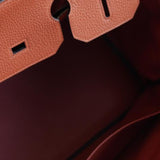 Bolsa Hermès Birkin 35 Togo Cuivre com Ferragens Gold