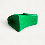 Bolsa Balenciaga Hourglass em Couro Verde