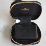 Porta Airpods Valentino Couro Preto