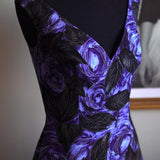 Vestido Prada Mid-length Azul e Preto