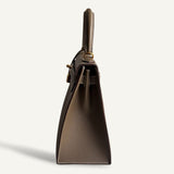 Bolsa Hermès Kelly 28 Epsom Etoupe com Ferragens Gold