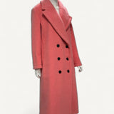Trench Coat Burberry em Lã Pink