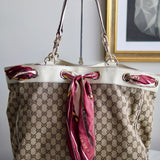 Bolsa Gucci Positano Scarf Monograma