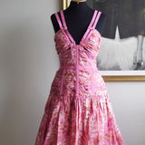 Vestido Ulla Johnson Kaia Corset Rosa