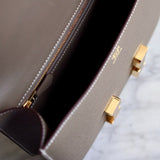 Bolsa Hermès Constance 24 Epsom Etoupe com Ferragens Gold