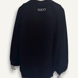 Cardigan Gucci Cashgora Azul Marinho