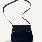 Bolsa Hermès Mini Herbag Bleu Indigo com Ferragens Gold
