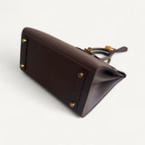 Bolsa Hermès Birkin 25 Epsom Sellier Gris Etain com Ferragens Gold