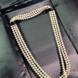 Colar Tiffany Essential Pearls em Ouro Branco em Pérolas